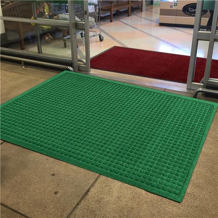 พรมเช็ดเท้าดักฝุ่น KLEEN-TEX WHII 114X174 ซม. สีเขียว_6