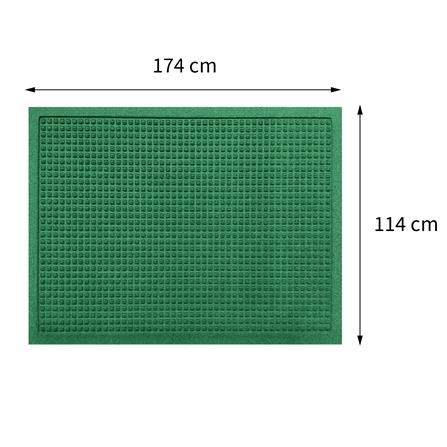 พรมเช็ดเท้าดักฝุ่น KLEEN-TEX WHII 114X174 ซม. สีเขียว_7