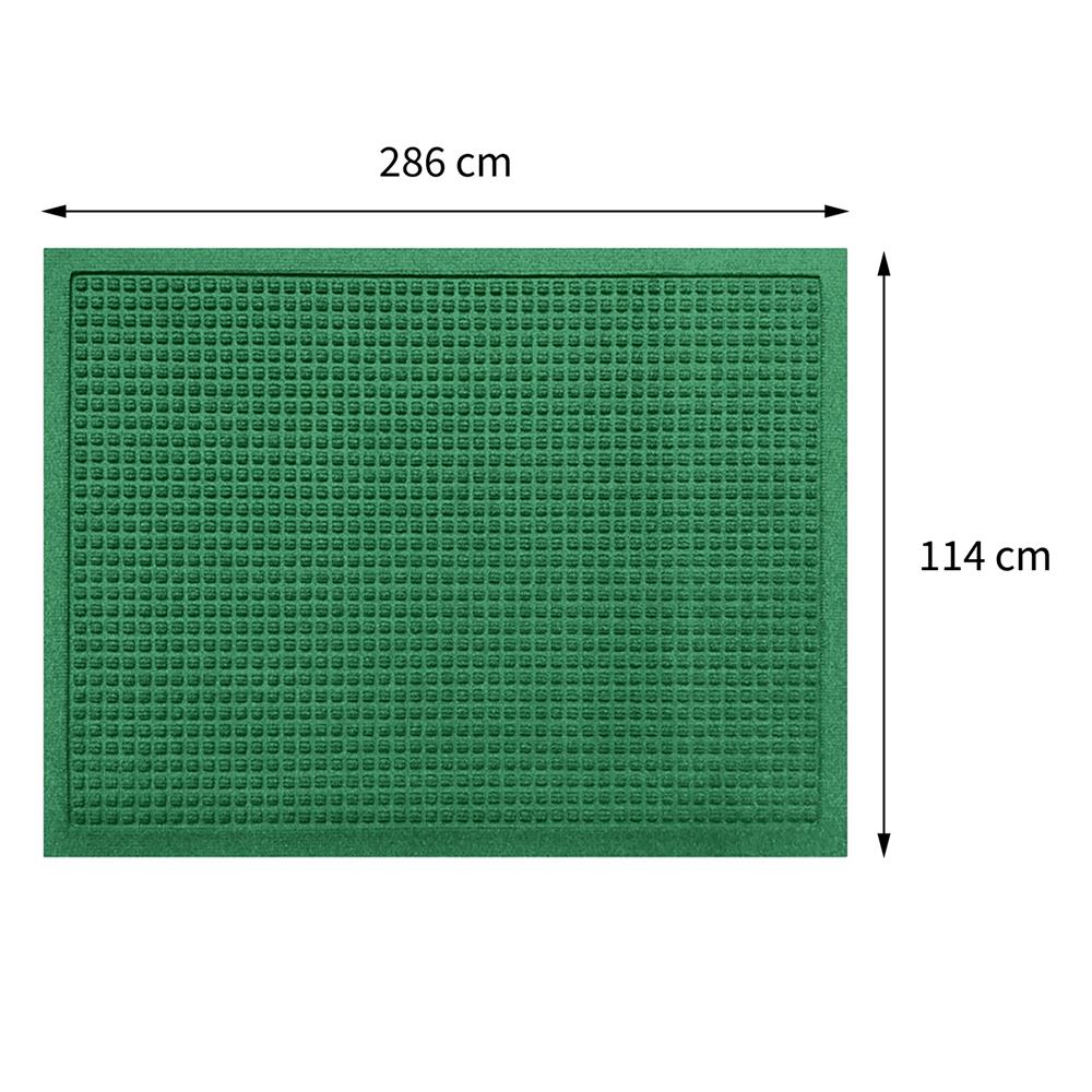 พรมเช็ดเท้าดักฝุ่น KLEEN-TEX WHII 114X286 ซม. สีเขียว