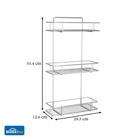 ชั้นแขวนติดผนัง 3 ชั้น BATH TIME BT-P112 SS201 สีสเตนเลส_5