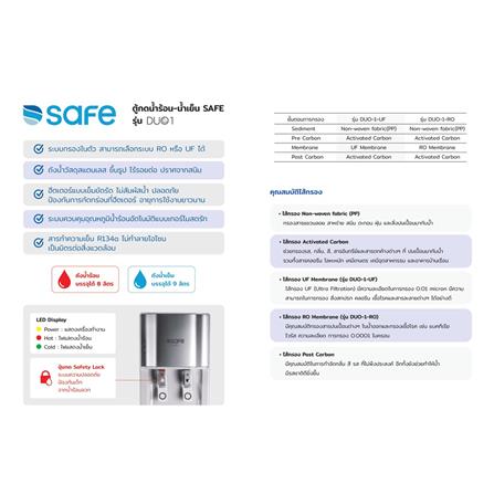 ตู้น้ำดื่ม SAFE DUO1 ระบบ UF_7