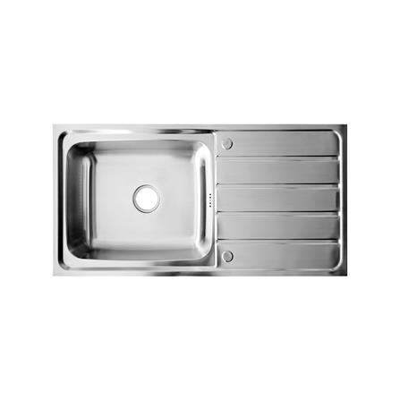 ซิงค์ขาตั้ง 1 หลุม 1 ที่พัก DYNA HOME DH-10050-STCR สีเงิน_3