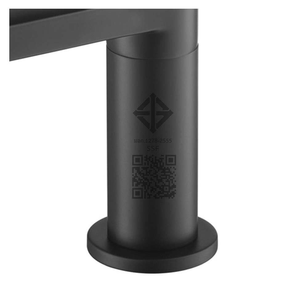 ก๊อกอ่างล้างหน้าเดี่ยว COTTO CT1113A2NBL(HM) สีดำ