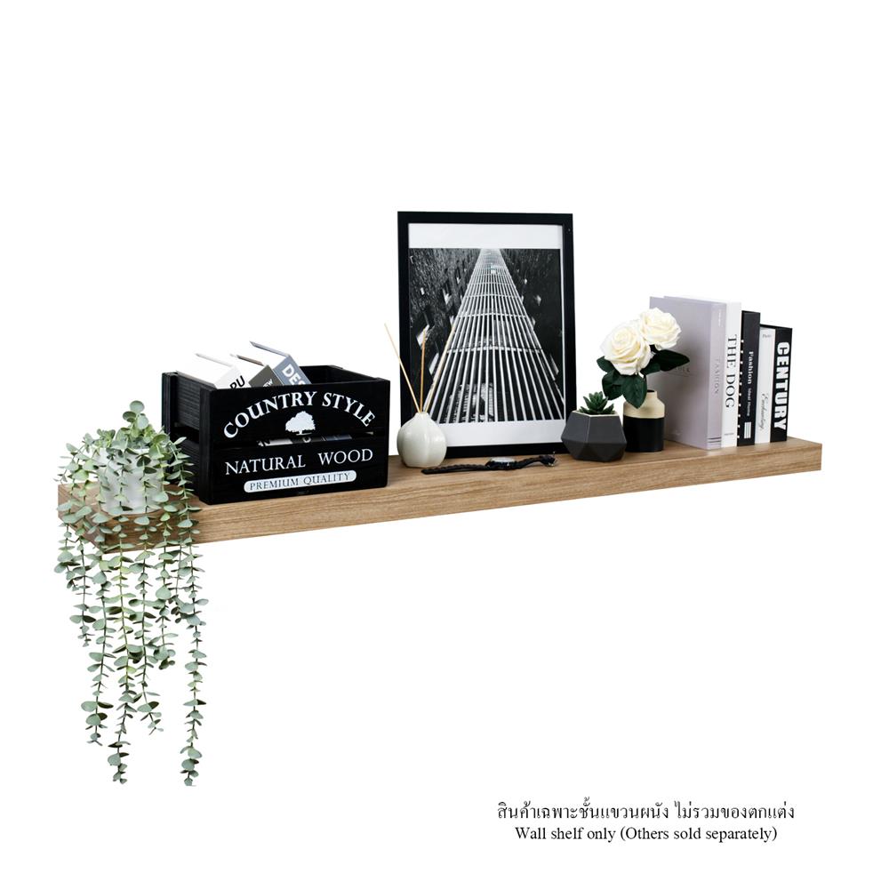 ชั้นแขวนผนัง FASTTECT SS24140-P-WHOAK 140 ซม. สีไวท์โอ๊ค