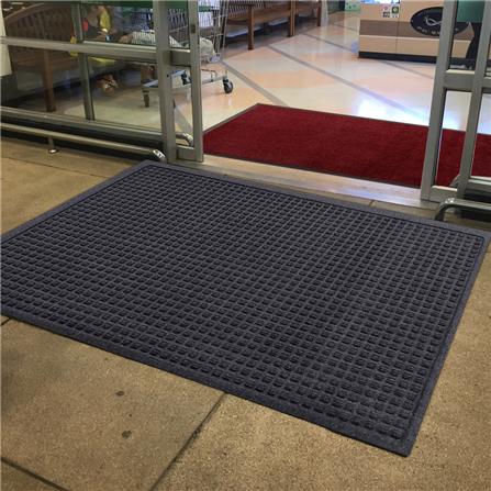 พรมเช็ดเท้าดักฝุ่น KLEEN-TEX WHII 114X286 ซม. สีเทาเข้ม_5