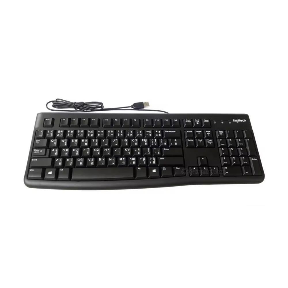 คีย์บอร์ด LOGITECH K120 สีดำ