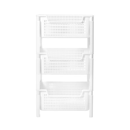 ชั้นวางของ 3 ชั้น STACKO PURE 40.7x32.7x72.5 ซม. สีขาว_2