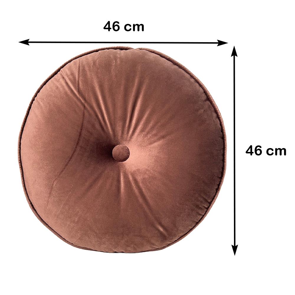 เบาะรองนั่ง HOME LIVING STYLE FUR 18X18 นิ้ว สีน้ำตาล