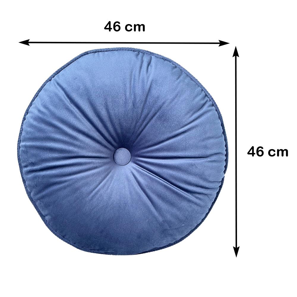 เบาะรองนั่ง HOME LIVING STYLE FUR 18X18 นิ้ว สีน้ำเงิน