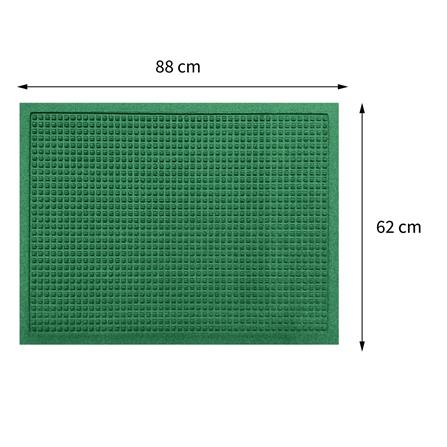 พรมเช็ดเท้าดักฝุ่น KLEEN-TEX WHII 62X88 ซม. สีเขียว_7