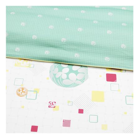 ชุดผ้าปูที่นอน 5 ฟุต 7 ชิ้น SANTAS SHAMROCK GN_4