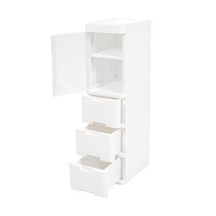 ตู้ลิ้นชัก 3 ชั้น STACKO PURE 27x40x101.5 ซม. สีขาว_3