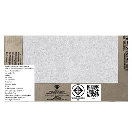 กระเบื้องพื้น 16x16 นิ้ว COTTO โดนาติ ขาว ECO PM 0.96 ตร.ม._7