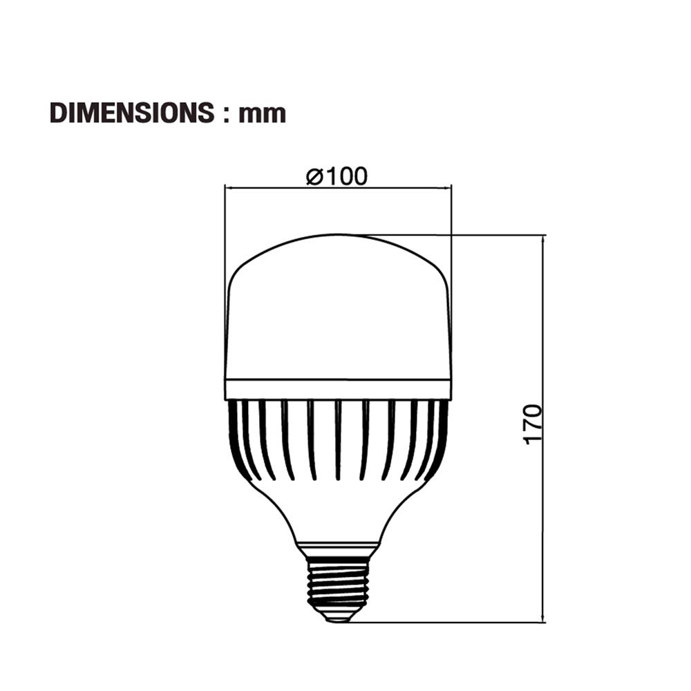 หลอด LED BEC PEARL III 30 วัตต์ DAYLIGHT E27
