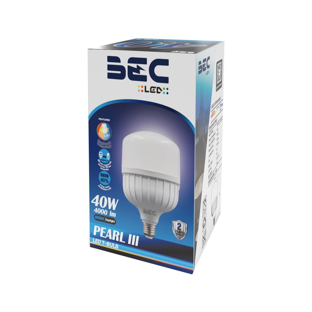 หลอด LED BEC PEARL III 40 วัตต์ DAYLIGHT E27