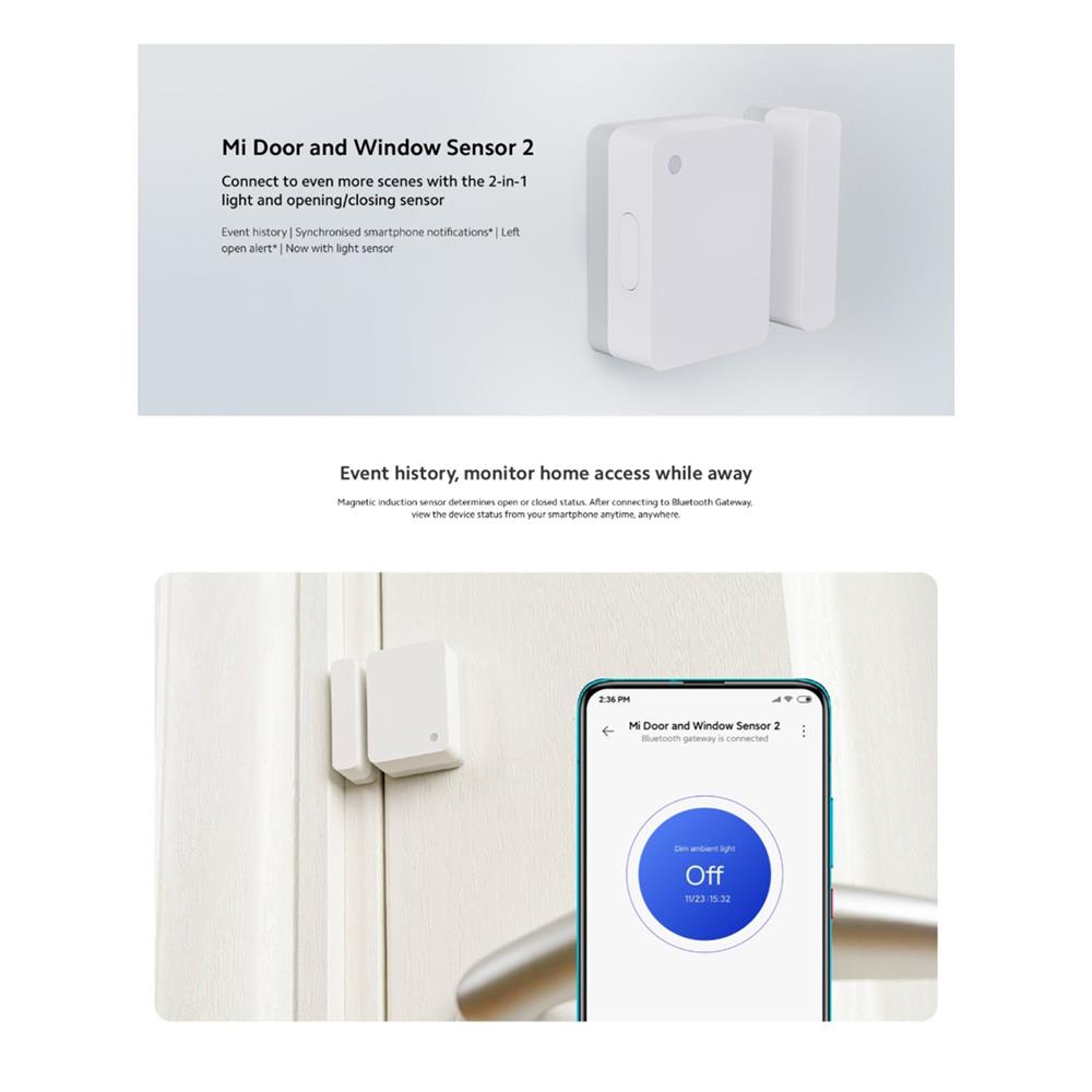เซนเซอร์ประตูหรือหน้าต่าง XIAOMI SENSOR 2
