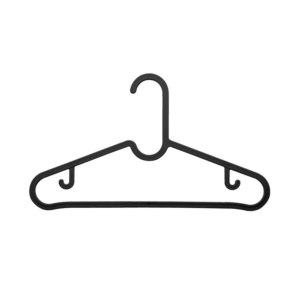 ไม้แขวนเสื้อ PLIM BOWIE สีดำ แพ็ก 5 ชิ้น