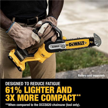 เลื่อยโซ่มือเดียวไร้สาย (เฉพาะตัวเครื่อง) DEWALT DCCS623B_4