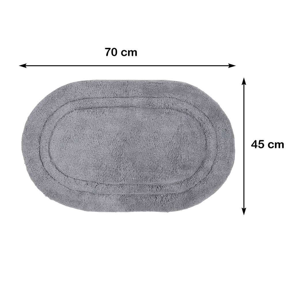 พรม HOME LIVING STYLE SI-MONE 45X70 ซม. สีเทา