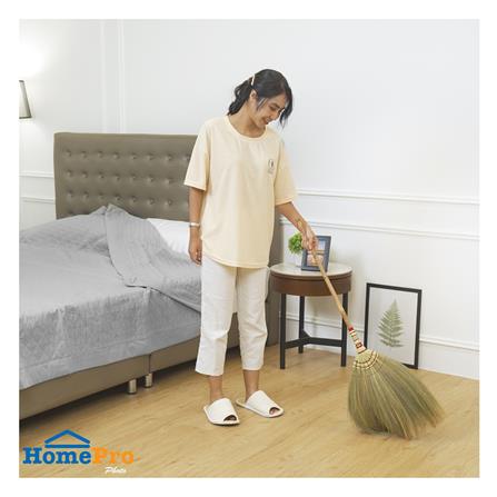 ไม้กวาดดอกหญ้าก้านถัก ปลายด้ามไม้ ACCO_4