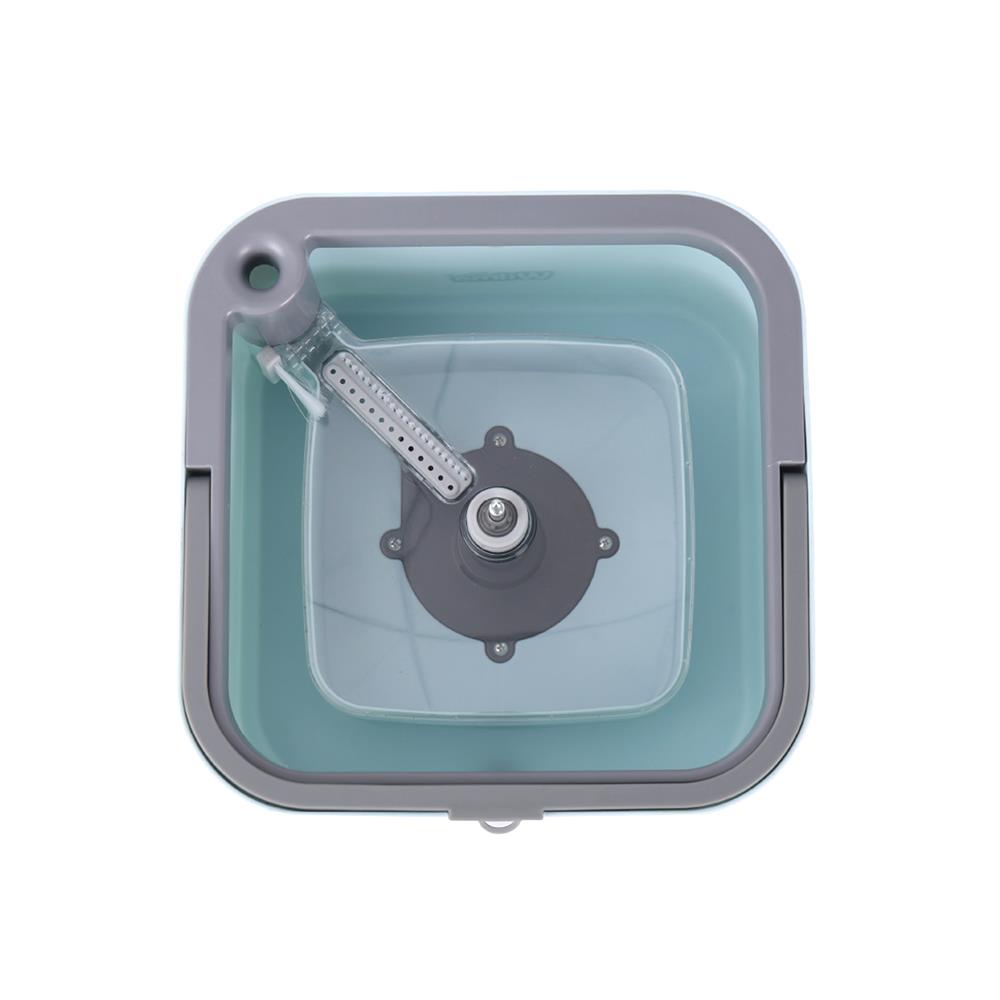 ชุดอุปกรณ์ถังปั่นพร้อมไม้ม็อบ WILMA SEPARATE WATER สีฟ้า