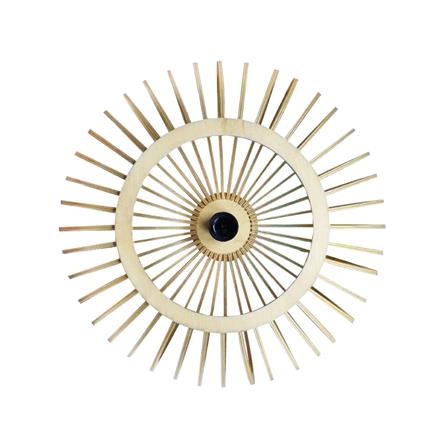 ไฟช่อ HI-TEK HFDKT0002S สีน้ำตาล 1 หัว_1