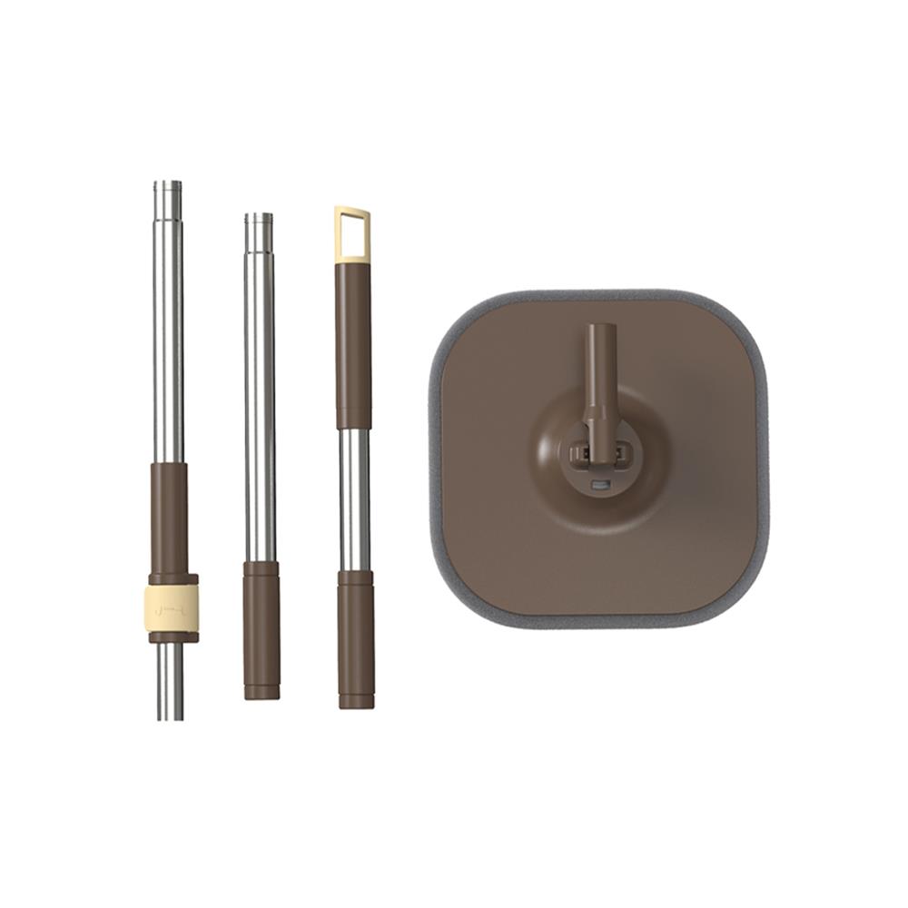 ชุดด้ามไม้ม็อบ POWER GREEN ICON สีน้ำตาล