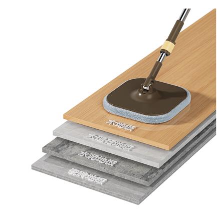 ชุดด้ามไม้ม็อบ POWER GREEN ICON สีน้ำตาล_3