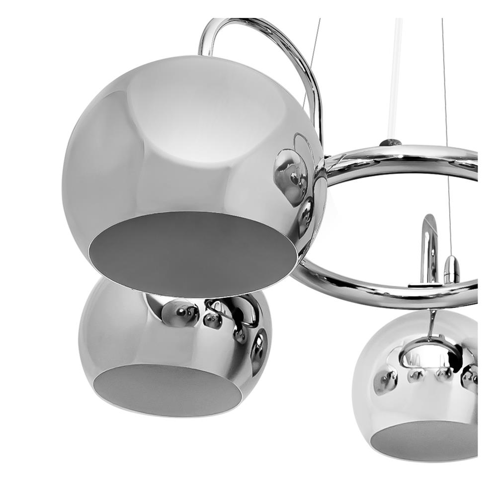 ไฟช่อ CARINI S52302-5 สีเงิน 5 หัว