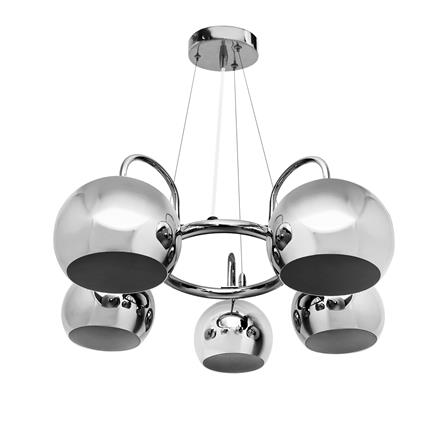 ไฟช่อ CARINI S52302-5 สีเงิน 5 หัว_0