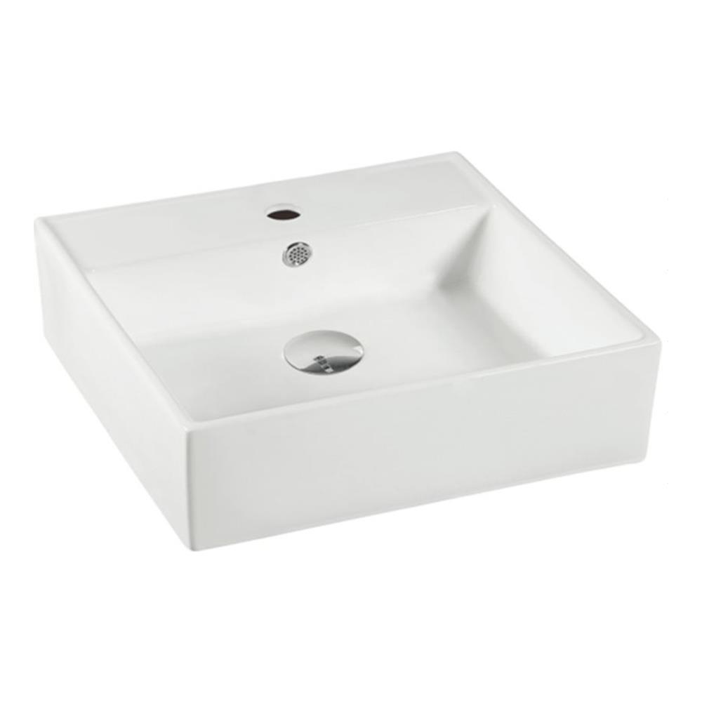 อ่างล้างหน้าวางบน ESTHER ECW-03-211F-11 สีขาว