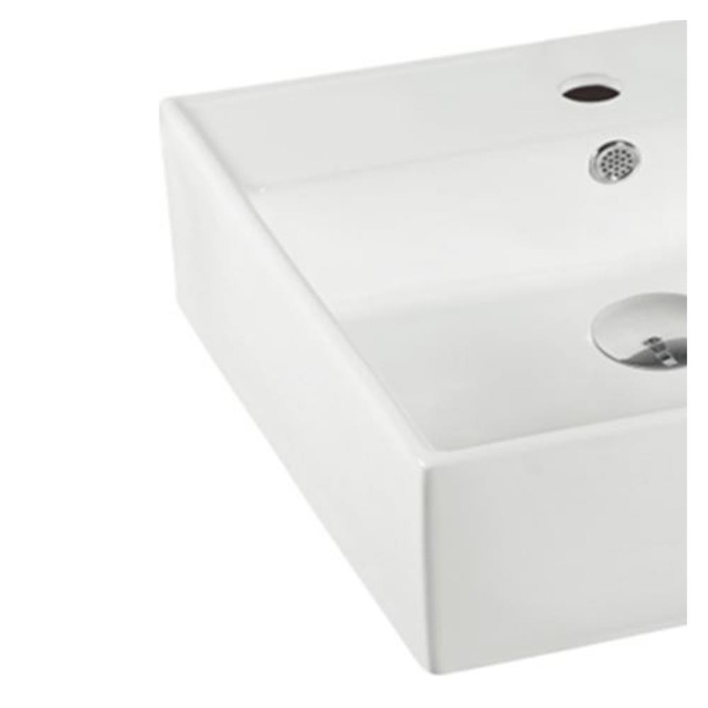 อ่างล้างหน้าวางบน ESTHER ECW-03-211F-11 สีขาว