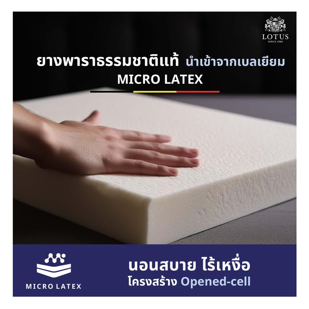 ที่นอน 6 ฟุต LOTUS BRAXTON III พร้อมหมอนหนุน 2 ชิ้น