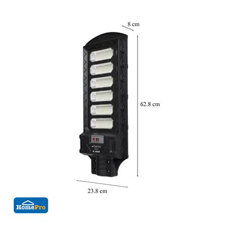 ไฟถนน SOLAR CARINI MOONLIGHT 300 วัตต์ DAYLIGHT สีดำ_7