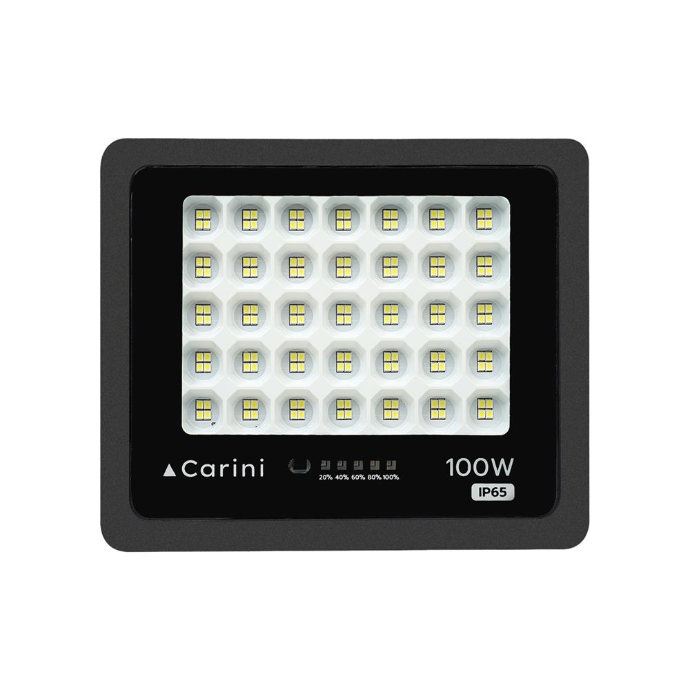 สปอตไลท์ SOLAR CARINI NOVA 100 วัตต์ DAYLIGHT สีดำ