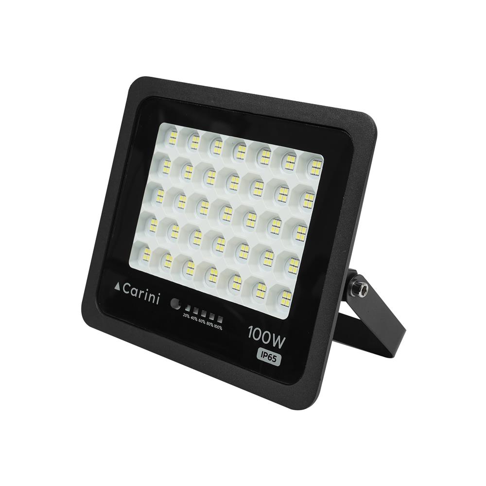 สปอตไลท์ SOLAR CARINI NOVA 100 วัตต์ DAYLIGHT สีดำ