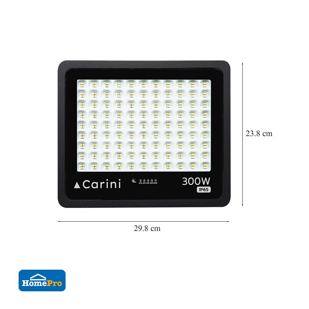 สปอตไลท์ SOLAR CARINI NOVA 300 วัตต์ DAYLIGHT สีดำ