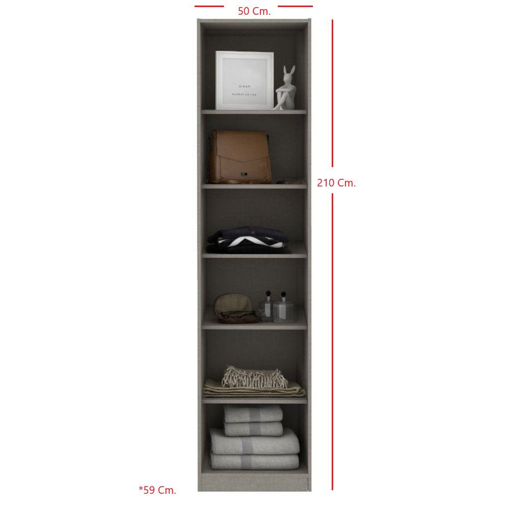 ตู้เสื้อผ้าบานเปิดซ้าย KONCEPT BLOX 19210475 50 ซม. สีขาว