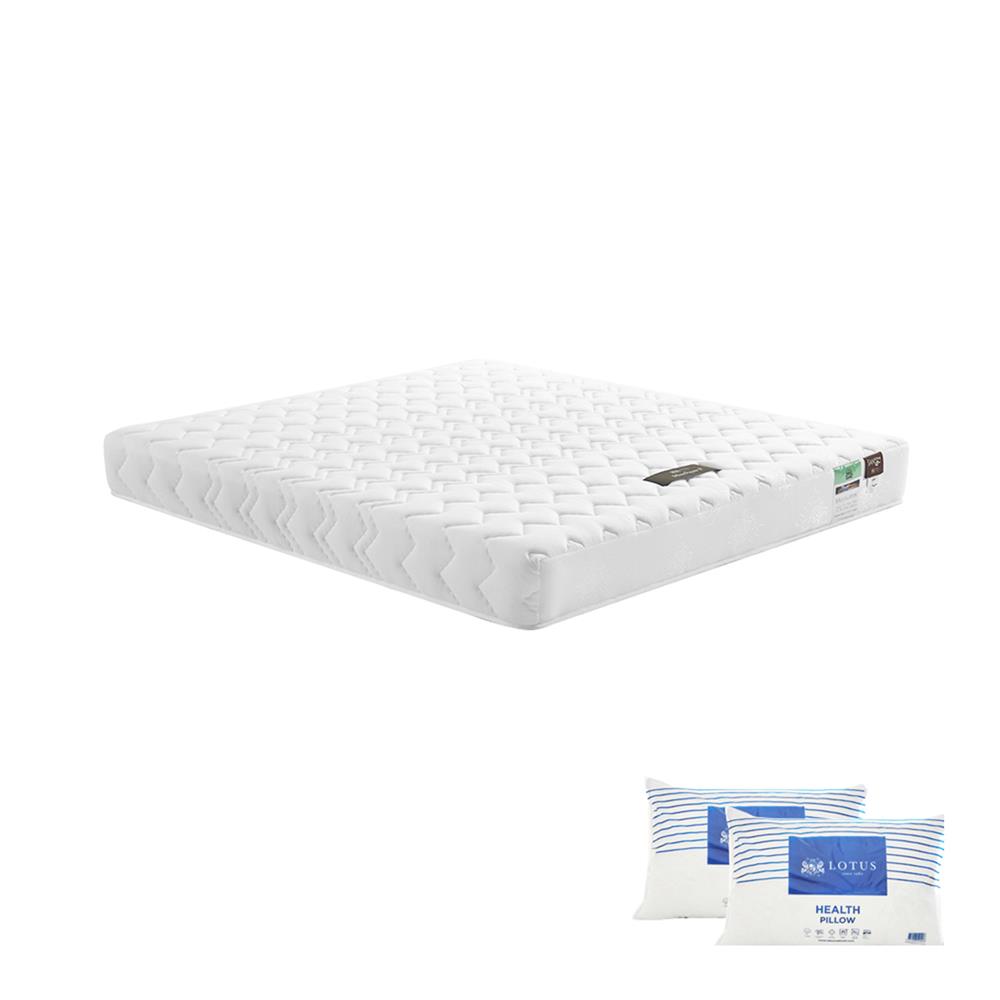 ที่นอน 6 ฟุต LOTUS HUDSON I พร้อมหมอนหนุน 2 ชิ้น