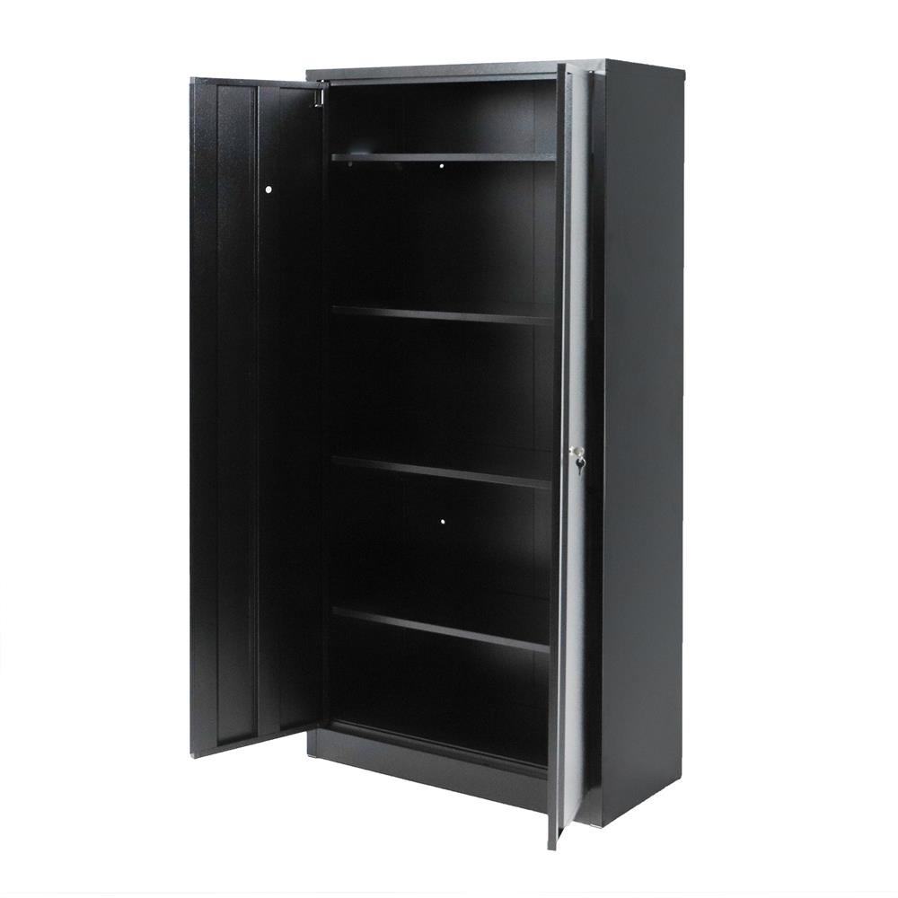 ตู้เหล็กสูงบานเปิด FURDINI BROOK GOS002 86 ซม. สีดำ