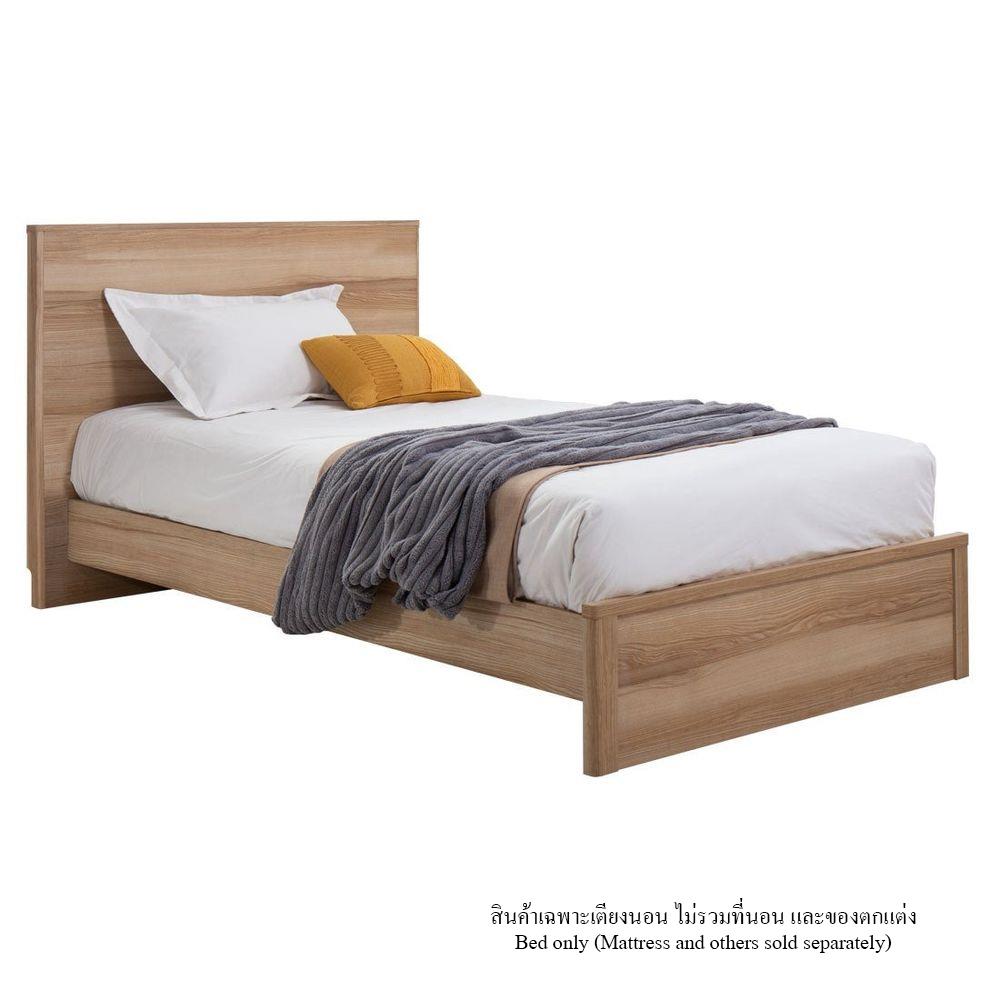เตียง 3.5 ฟุต KONCEPT TIMBUR 19215547 สีลินด์เบิร์กโอ๊ค
