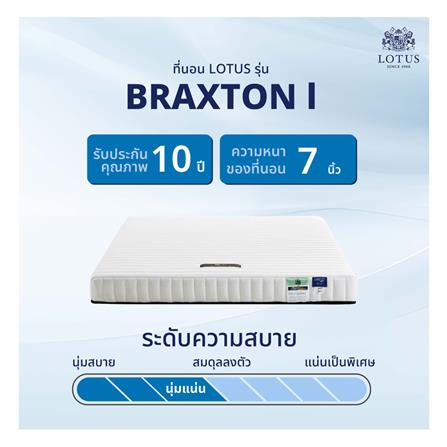 ที่นอน 3.5 ฟุต LOTUS BRAXTON I พร้อมหมอนหนุน 1 ชิ้น_5