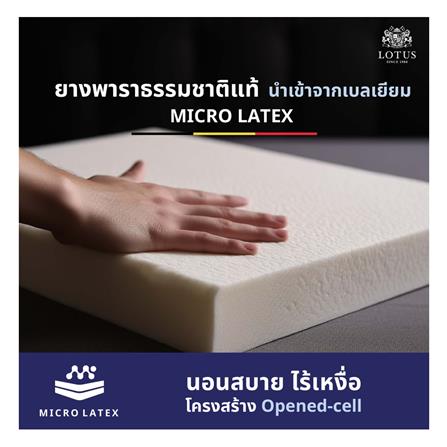 ที่นอน 5 ฟุต LOTUS BRAXTON II พร้อมหมอนหนุน 2 ชิ้น_8