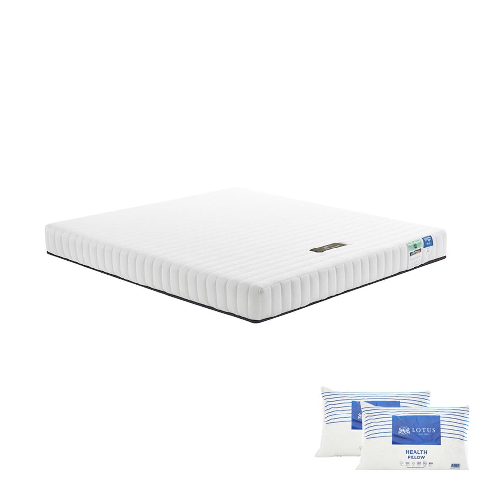 ที่นอน 6 ฟุต LOTUS BRAXTON I พร้อมหมอนหนุน 2 ชิ้น