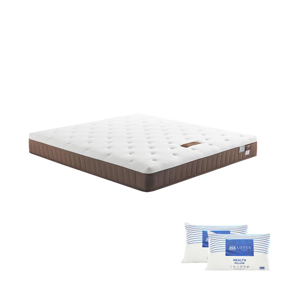 ที่นอน 6 ฟุต LOTUS MATILDA 100 พร้อมหมอนหนุน 2 ชิ้น
