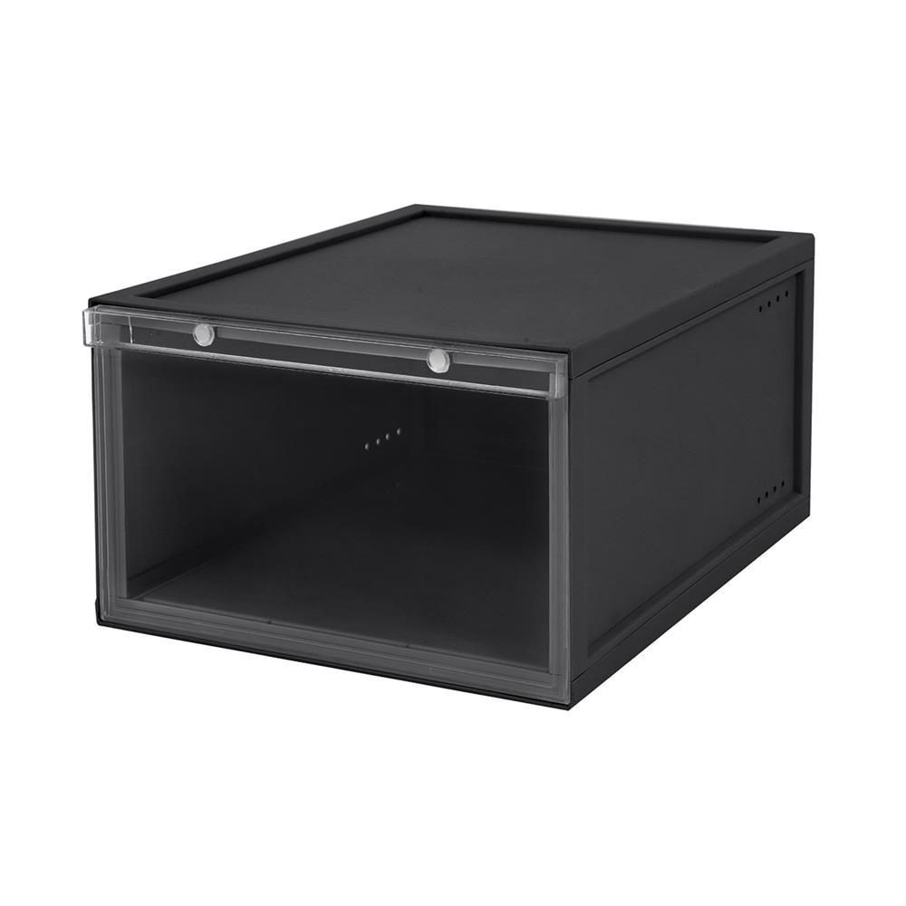 กล่องรองเท้า STACKO D.I.Y MAGNETIC LOCK 28x37x18.3 ซม. สีดำ