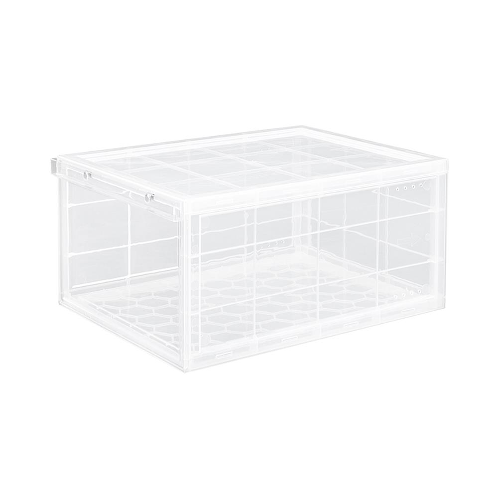 กล่องรองเท้า STACKO D.I.Y MAGNETIC LOCK 28x37x18.3 ซม. สีใส