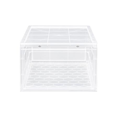 กล่องรองเท้า STACKO D.I.Y MAGNETIC LOCK 28x37x18.3 ซม. สีใส_1