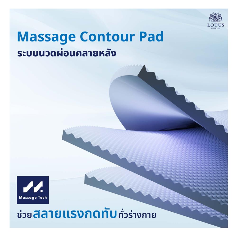 ที่นอน 3.5 ฟุต LOTUS MATILDA 100 พร้อมหมอนหนุน 1 ชิ้น