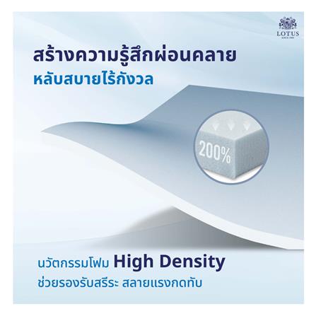 ที่นอน 3.5 ฟุต LOTUS MATILDA 100 พร้อมหมอนหนุน 1 ชิ้น_7